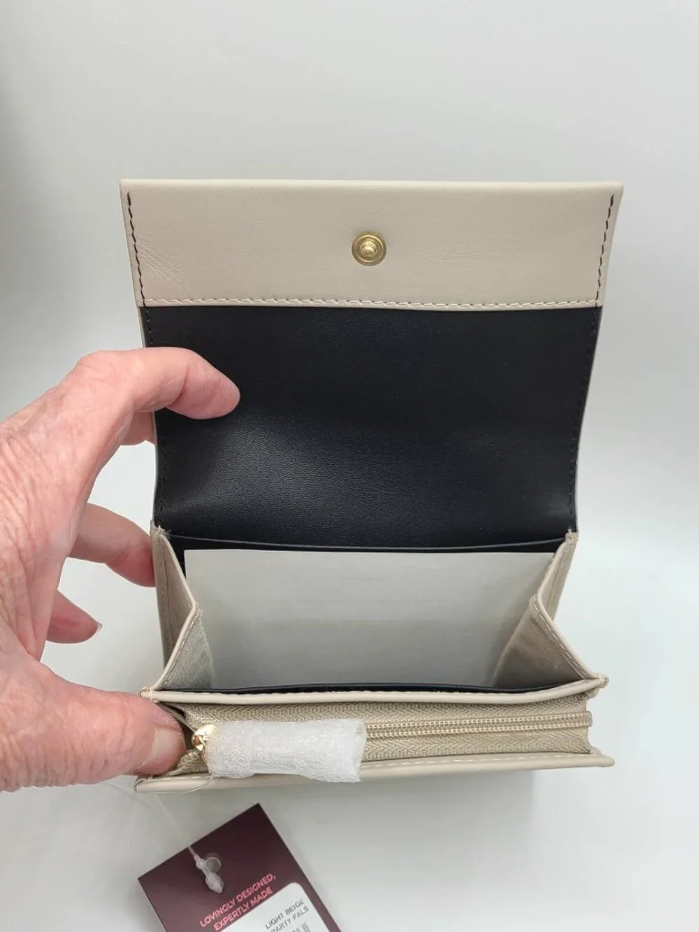 Radley London Party Pals in Light Beige Wallet